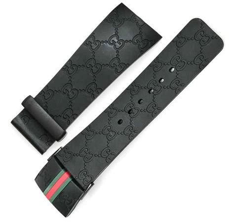 gucci watch rubber strap|authentic gucci rubber watch bands.